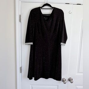 LIKE NEW black glittery sparkly dress